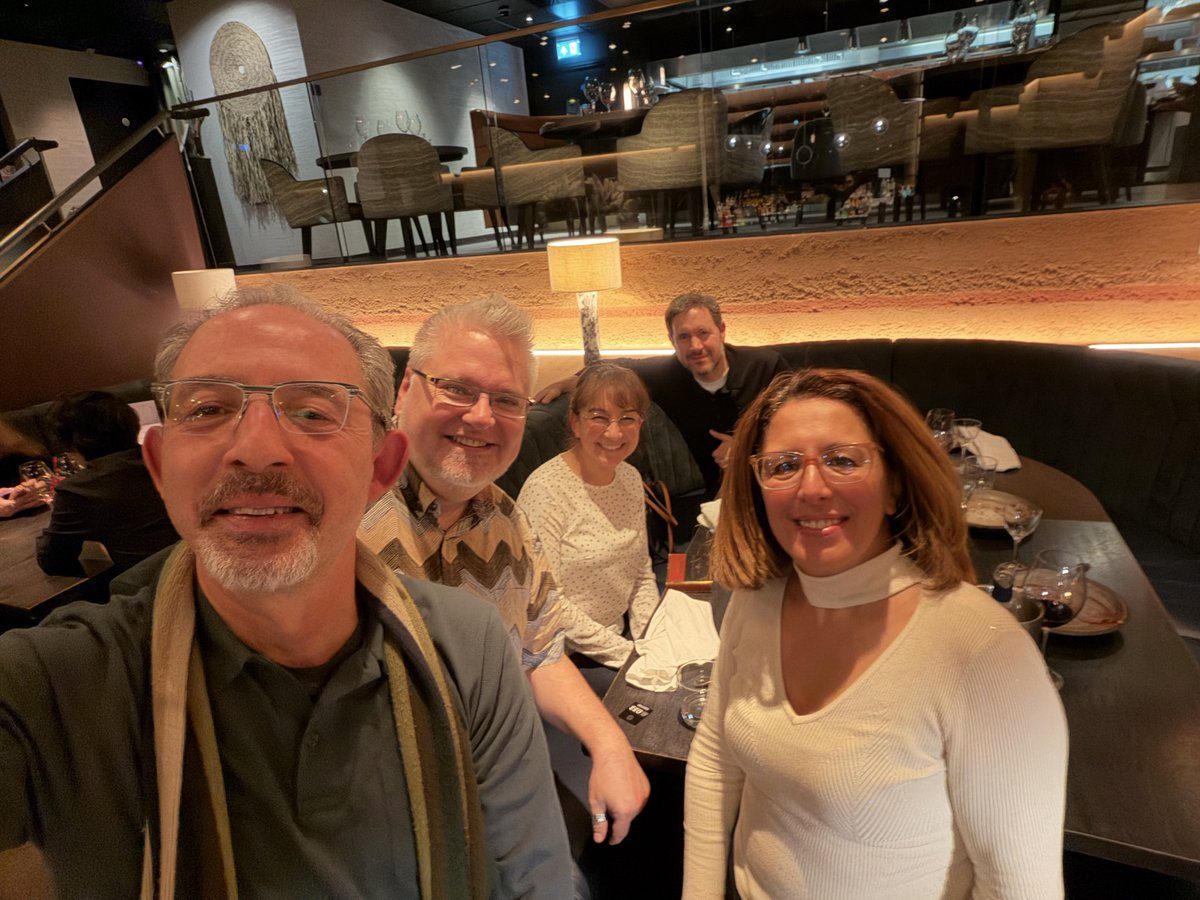 Khaoula, Angela, Seb and Tolga with Sophien