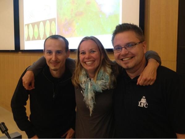 Alumni meetup: Sylvain Raffaele, Mireille van Damme and Sebastian Schornack