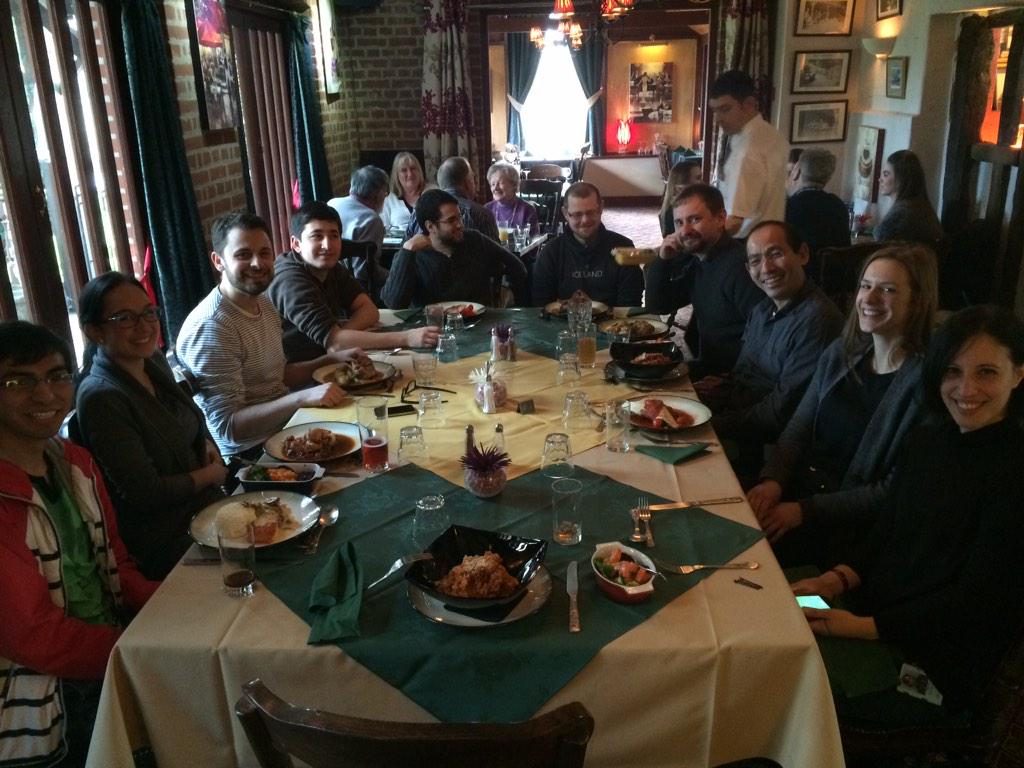 Kamoun Lab New Year lunch 2015
