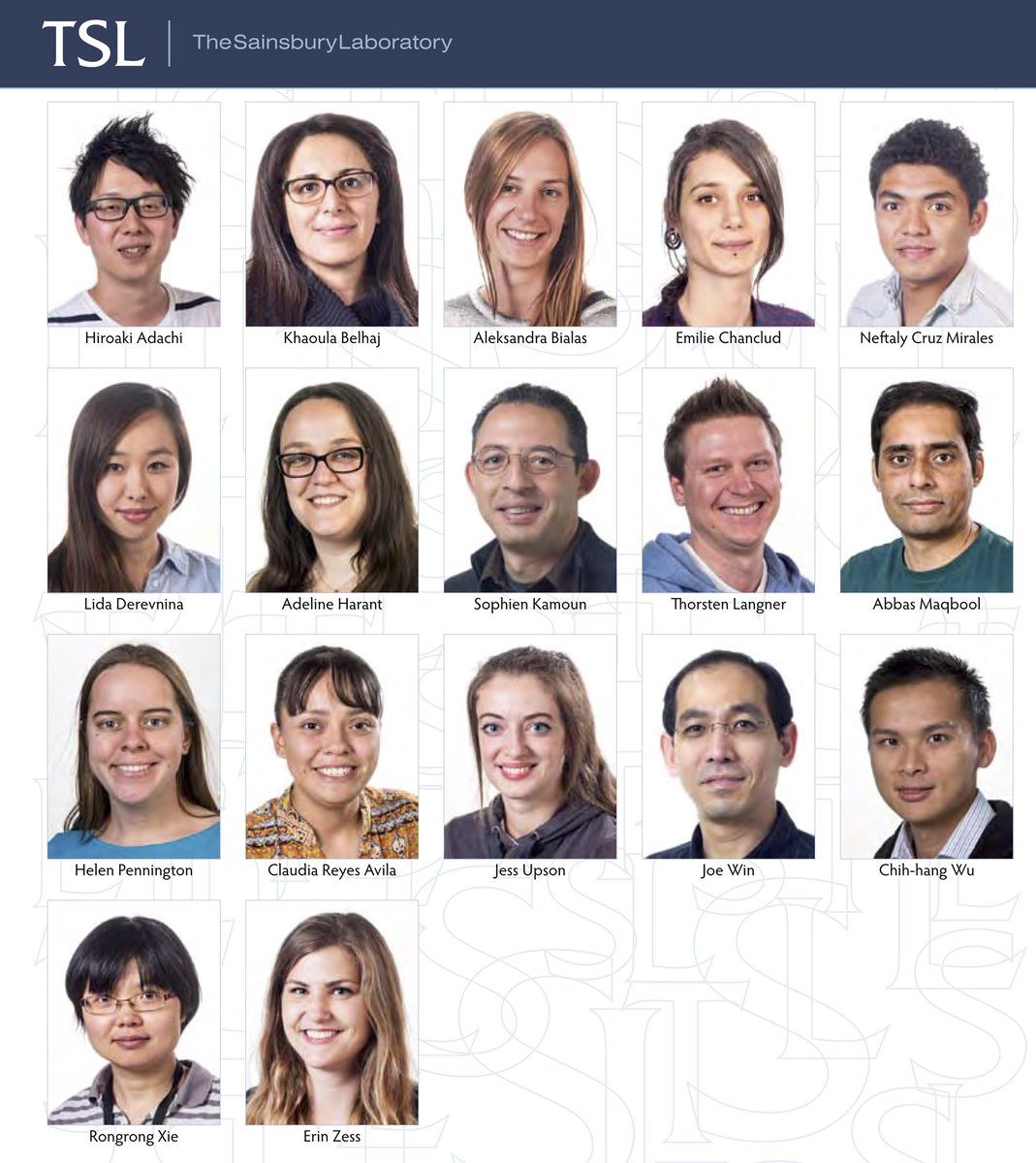 Kamoun Lab lineup November 2017